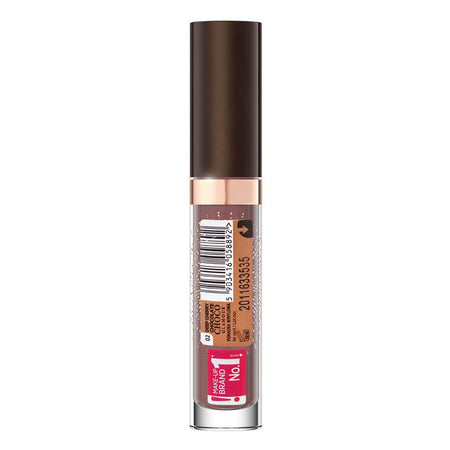 Eveline Choco Glamour Vinyl Gloss Lip Liquid, 02 Deep Cherry - Image 2