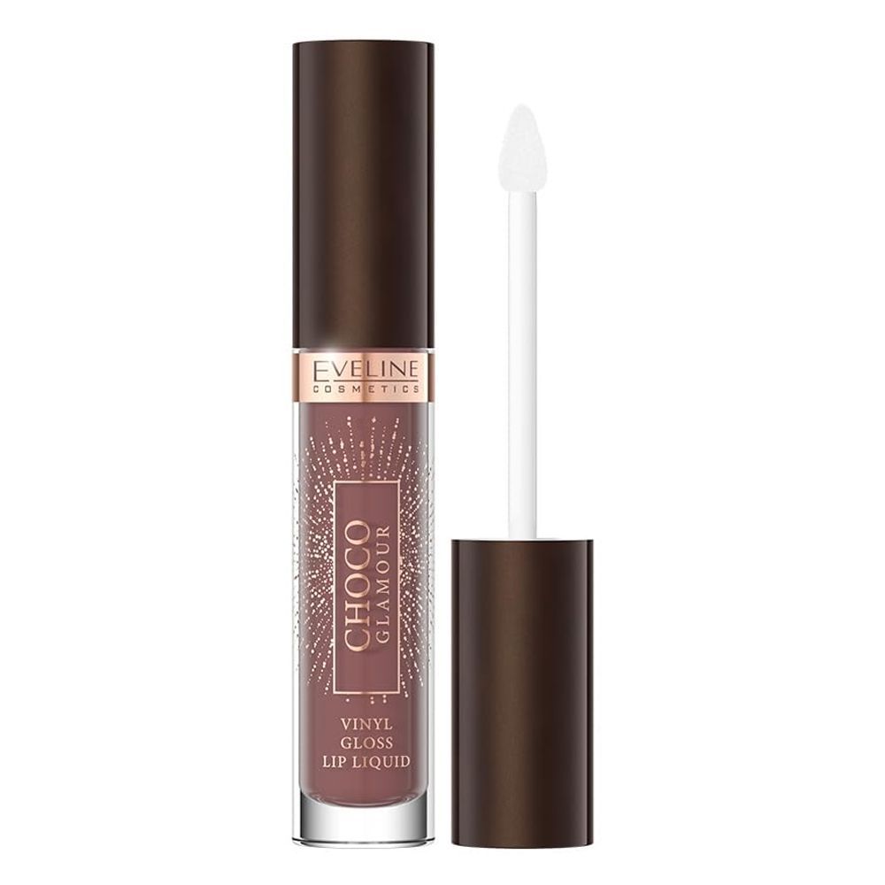 Eveline Choco Glamour Vinyl Gloss Lip Liquid, 03 Toffee - Main Image