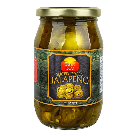 Best Day Sliced Green Jalapeno, 350g - Main Image