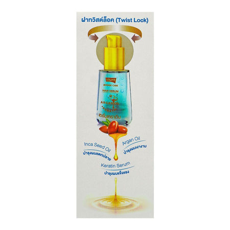 Lolane Intense Care Hair Serum, Argan Oil & Keratin, For Extra Dry Hair, 55ml - Image 3
