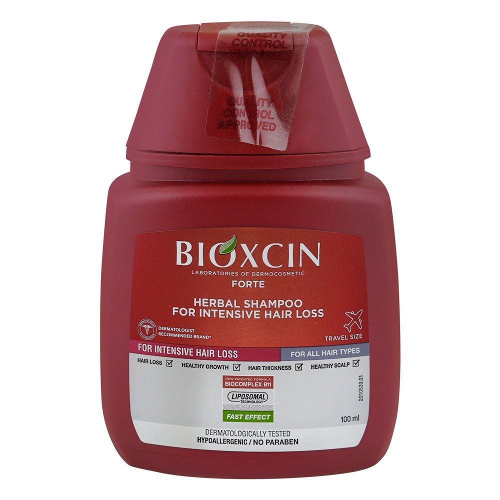 Bioxcin Forte Herbal Shampoo, For Intensice Hair Loss, 100ml - Main Image