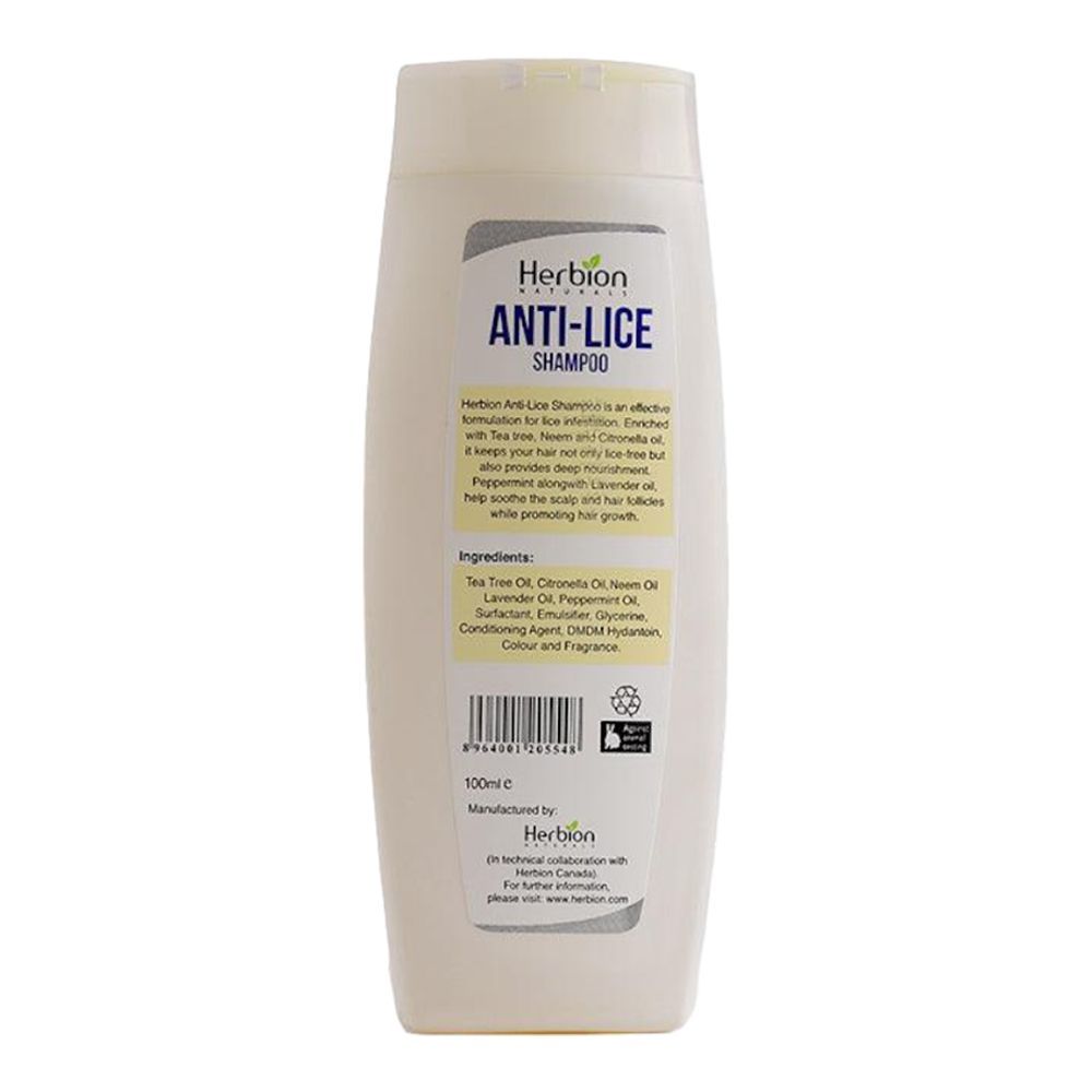 Herbion Naturals Anti-Lice Shampoo, 100ml - Image 3