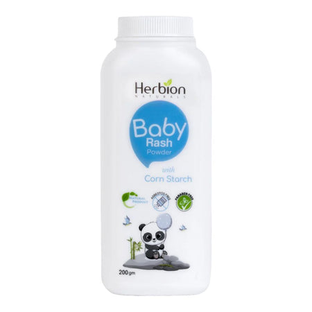 Herbion Naturals Talcum-Free Baby Rash Powder With Corn Starch, 200g - Main Image