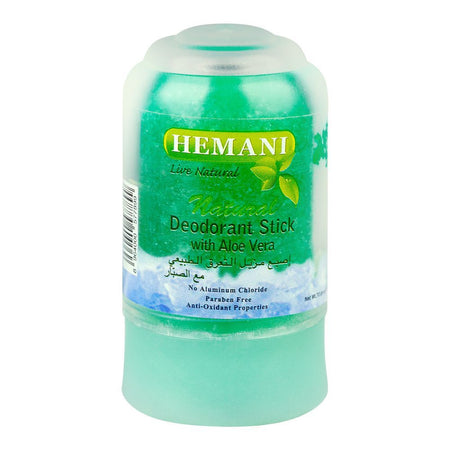 Hemani Natural Aloe Vera Deodorant Stick, Paraben Free, For Men & Women, 70g - Main Image