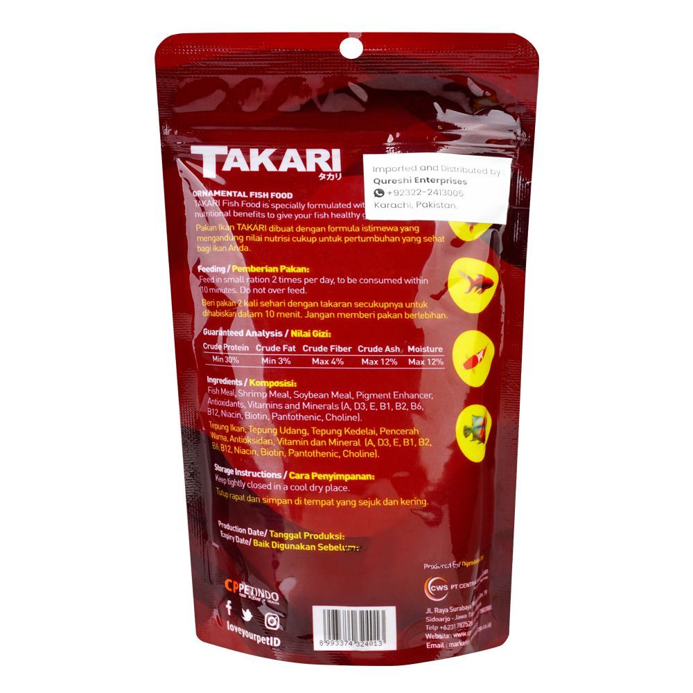 Takari Fish Food Red, 100g - Image 2