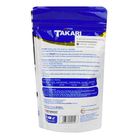 Takari Fish Food Sinking, 100g - Image 2