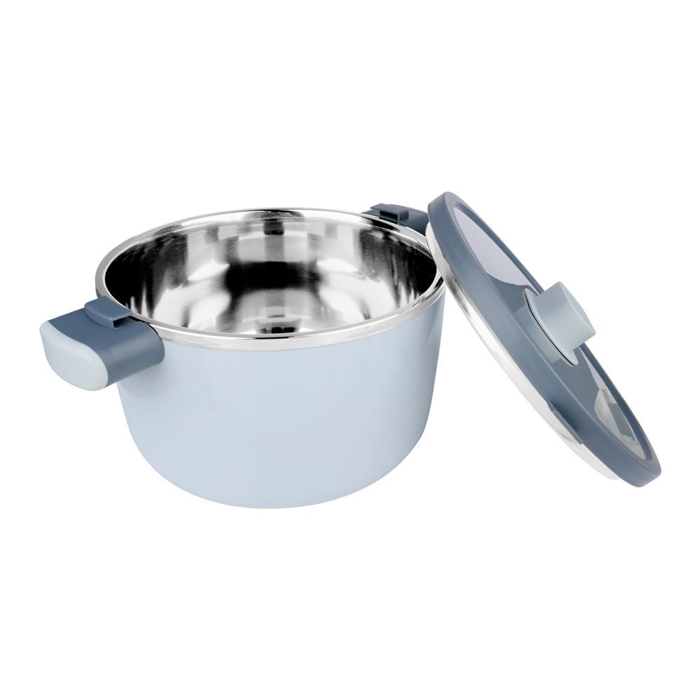 Happy Ware Forte Warmer Pot With Twist-Lock Lid, 3.5 Liter Capacity, 11.6in x 8.7in x 6.5in, Grey, SU-648 - Main Image