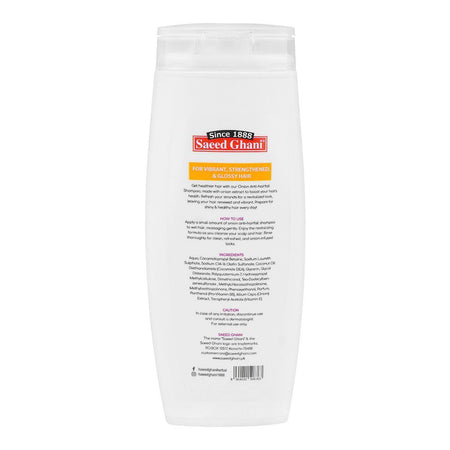 Saeed Ghani Hair Fall Control Onion Shampoo, For All Hair Types, 200ml Image 2