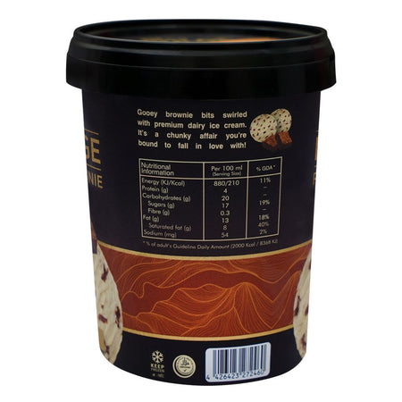 Hico Indulge Arabica Coffee & Cookies Ice Cream, 500ml - Image 2
