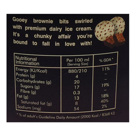 Hico Indulge Arabica Coffee & Cookies Ice Cream, 500ml - Image 3