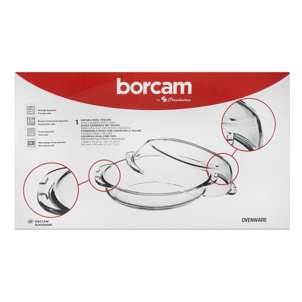 PSB Borcam Oval Casserole With Cover, 59072 - Image 4