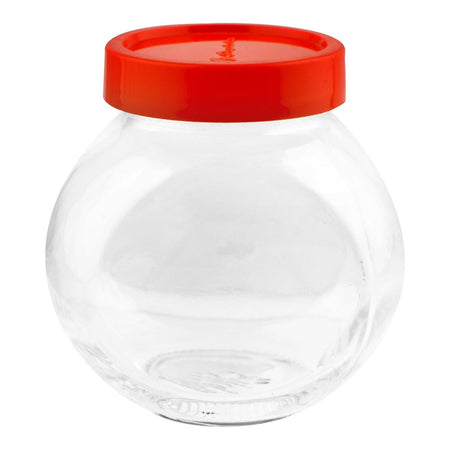 Pasabahce Bella Spice Glass Jar with Red Lid, Storage Container, 80386 - Main Image