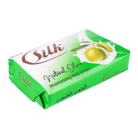 Silk Natural Olive Moisturizing Milk Cream Soap, 130g - Main Image