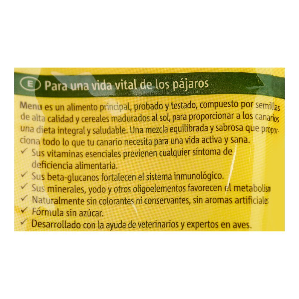 Vitakraft Bird Food Menu Canaries, 500g Pouch - Image 5