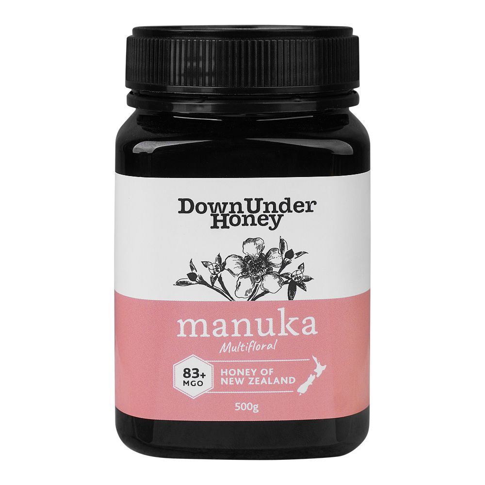 Down Under Honey Manuka Multifloral, MGO-83+, 500g - Main Image