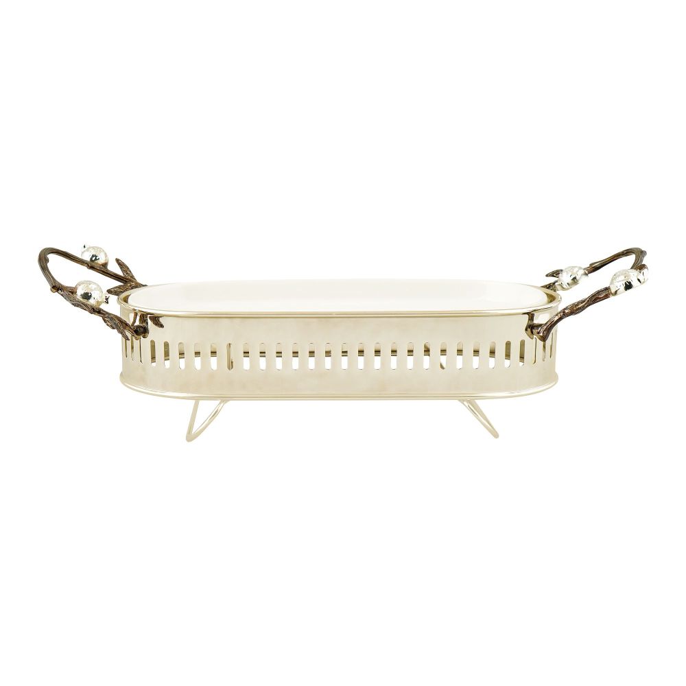 Alpen Berg Serving Dish, Small, Orchid Silver, WB1180 - Main Image