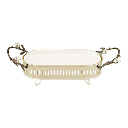 Alpen Berg Serving Dish, Small, Orchid Silver, WB1180 - Image 2