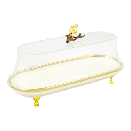Alpen Berg Ceramic Serving Dish with Lid, WB1377 - Main Image