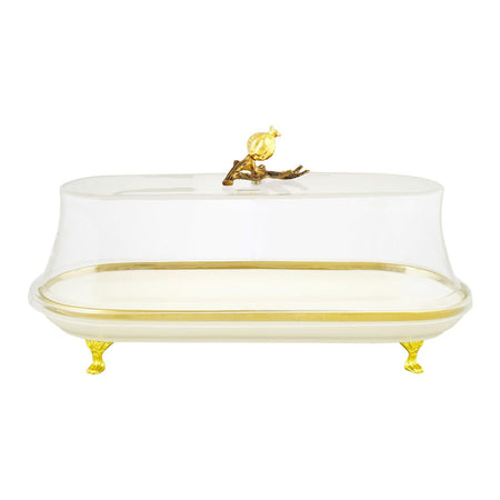 Alpen Berg Ceramic Serving Dish with Lid, WB1377 - Image 2