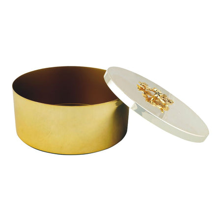 Alpen Berg Candy Serving Box with Silver Lid, Orchid Gold, XL, WB844 - Image 2