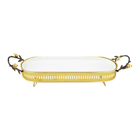 Alpen Berg Serving Dish, Large, Orchid Gold, WB1185 - Image 2