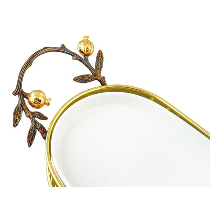 Alpen Berg Serving Dish, Large, Orchid Gold, WB1185 - Image 4
