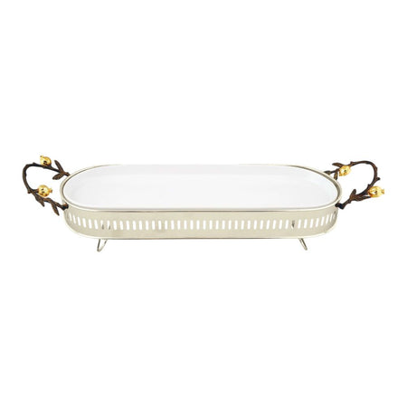 Alpen Berg Serving Dish, Large, Orchid Silver, WB1187 - Image 2