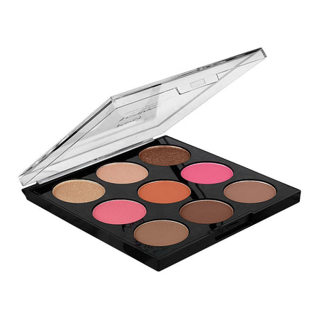 Rivaj UK Fantasy 3 In 1 Highlighter Blusher & Contour Palette, Long-Lasting, 01 - Main Image