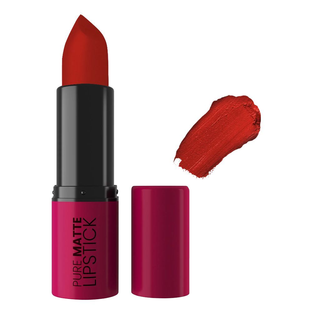 Rivaj UK Pure Matte Lipstick, Non-Drying Formula, 08 - Main Image