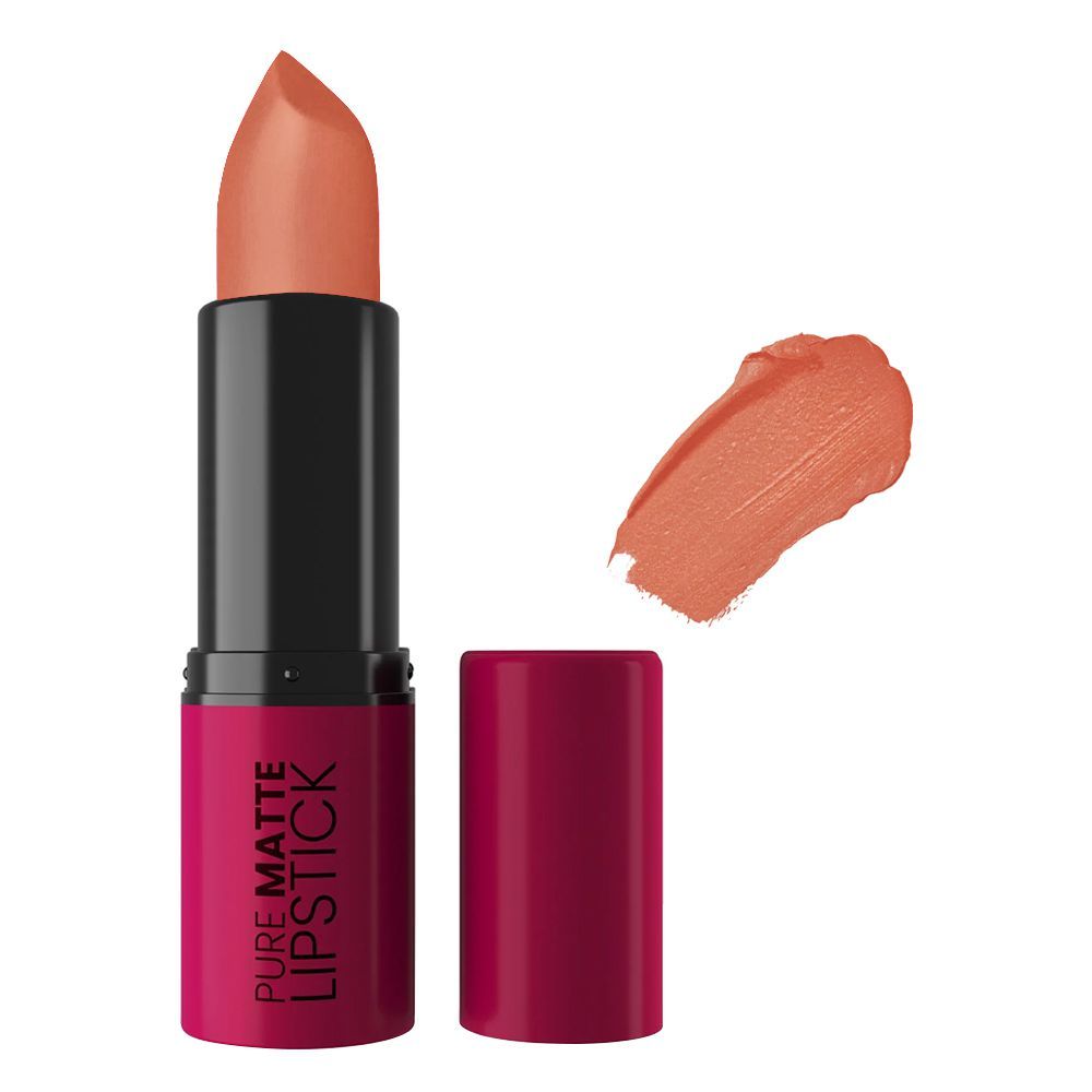 Rivaj UK Pure Matte Lipstick, Non-Drying Formula, 09 - Main Image