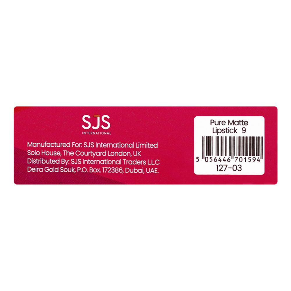 Rivaj UK Pure Matte Lipstick, Non-Drying Formula, 09 - Image 4