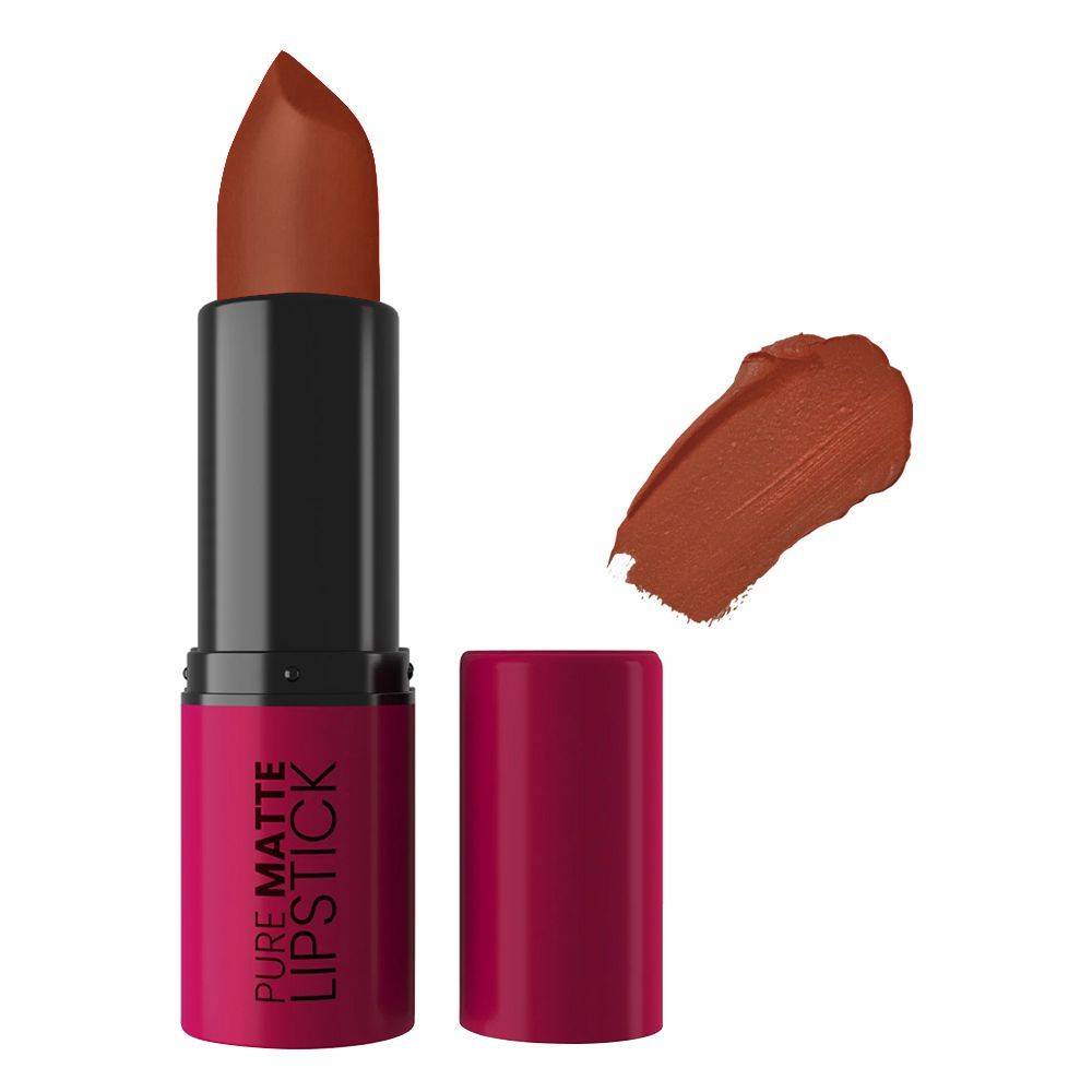 Rivaj UK Pure Matte Lipstick, Non-Drying Formula, 12 - Main Image