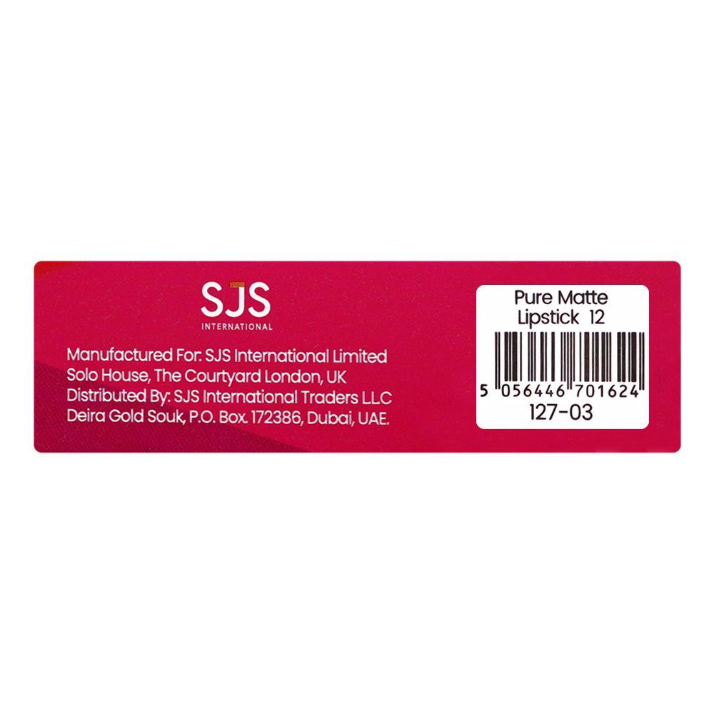 Rivaj UK Pure Matte Lipstick, Non-Drying Formula, 12 - Image 4