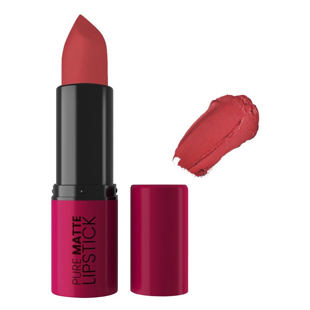 Rivaj UK Pure Matte Lipstick, Non-Drying Formula, 28 - Main Image