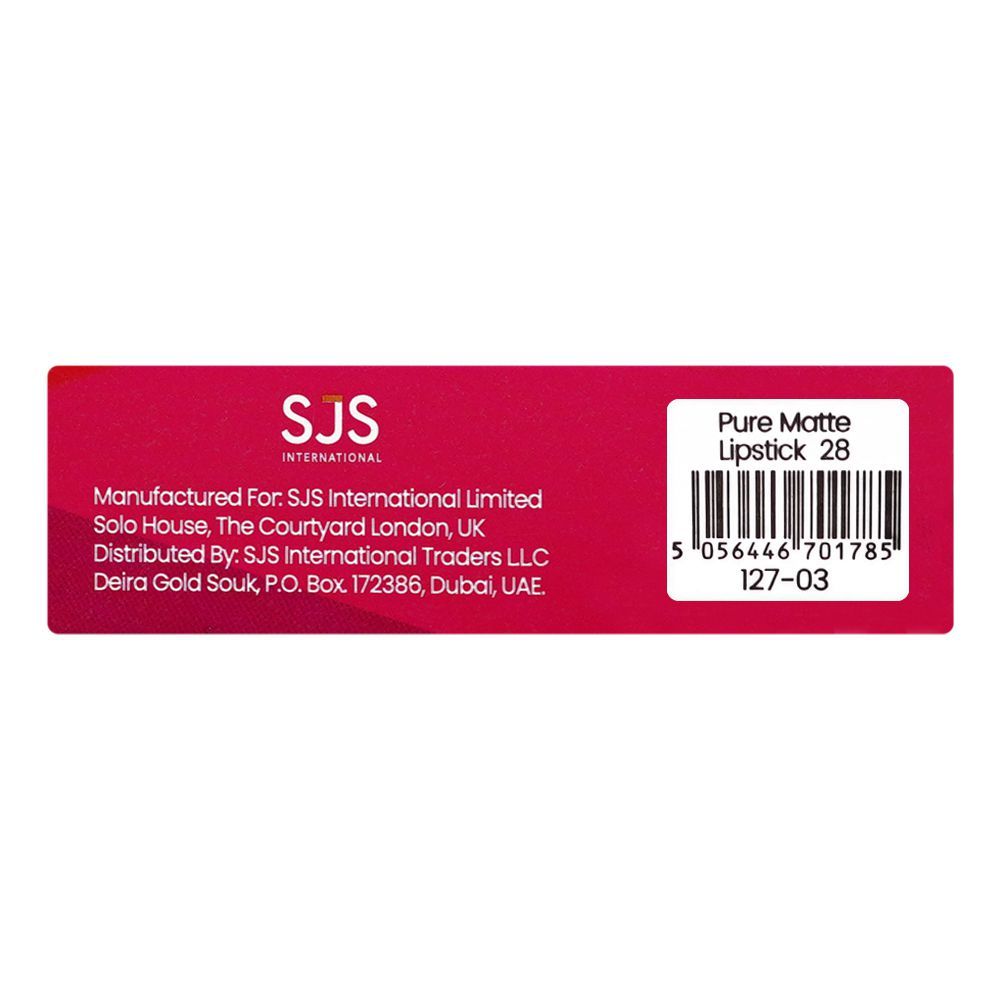Rivaj UK Pure Matte Lipstick, Non-Drying Formula, 28 - Image 4