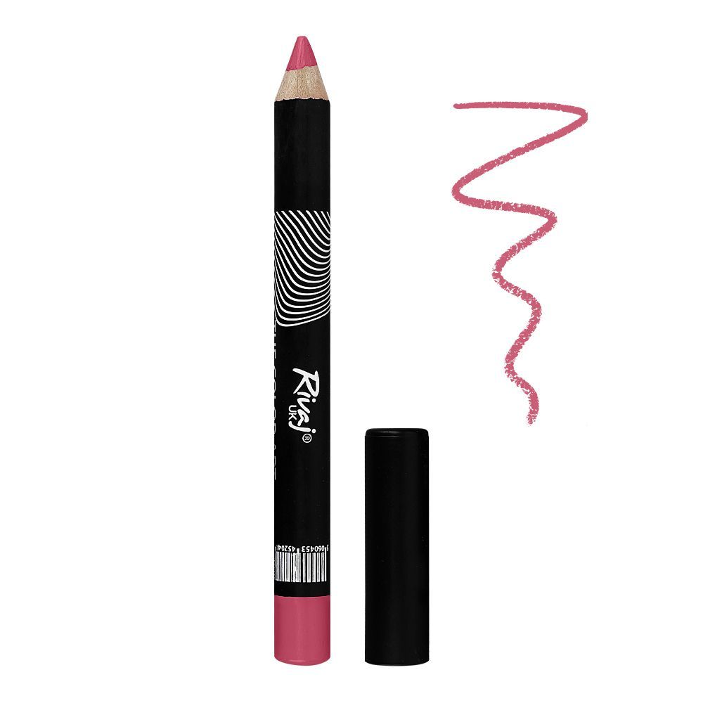 Rivaj UK The Color Art Long Lasting Waterproof Lipstick Pencil, 34 Crimson - Main Image