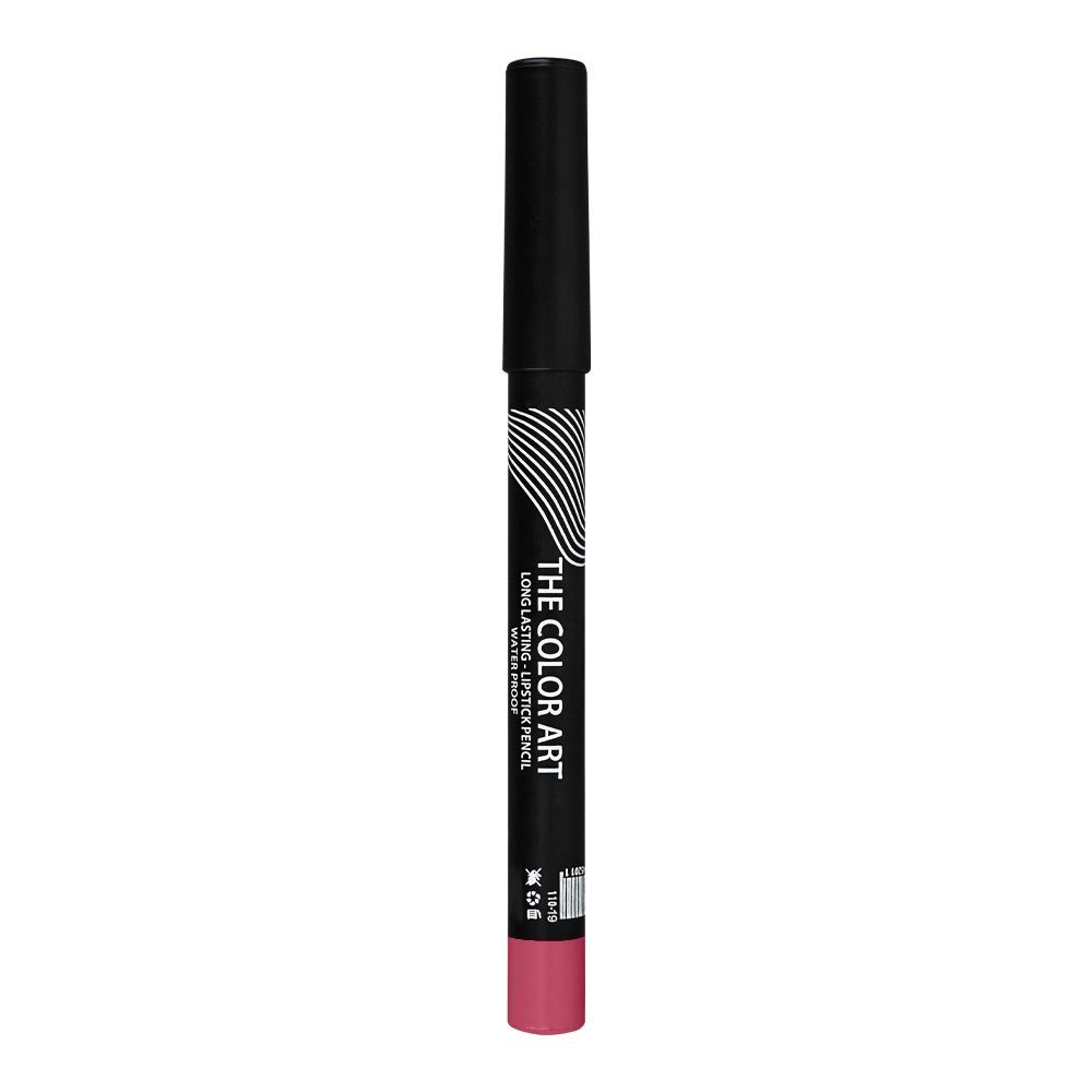 Rivaj UK The Color Art Long Lasting Waterproof Lipstick Pencil, 34 Crimson - Image 2