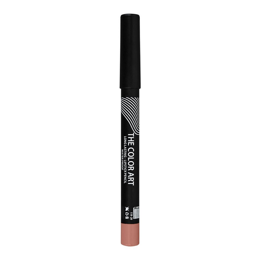 Rivaj UK The Color Art Long Lasting Waterproof Lipstick Pencil, 44 Dull Red - Image 2