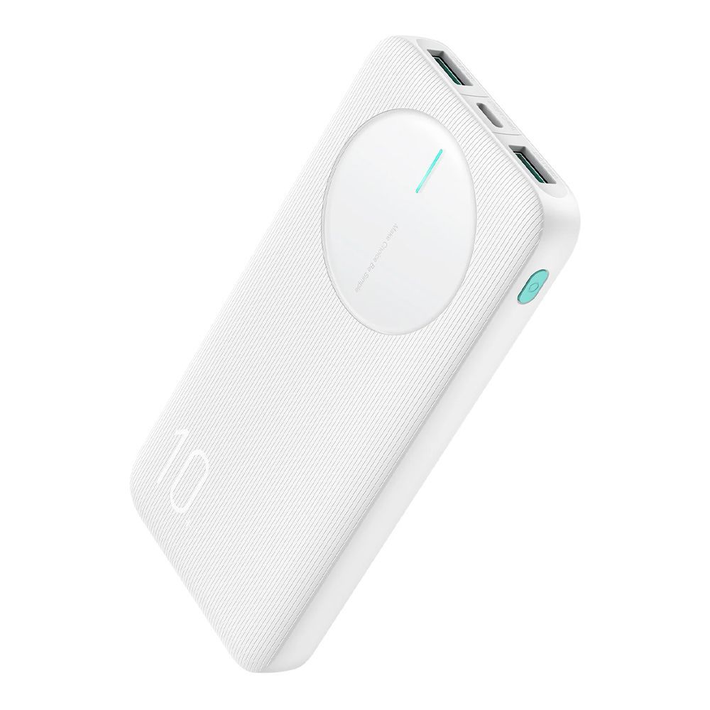 Joyroom 2.4A LED Power Bank, 10000mAh, White, JR-PBF12 - Main Image