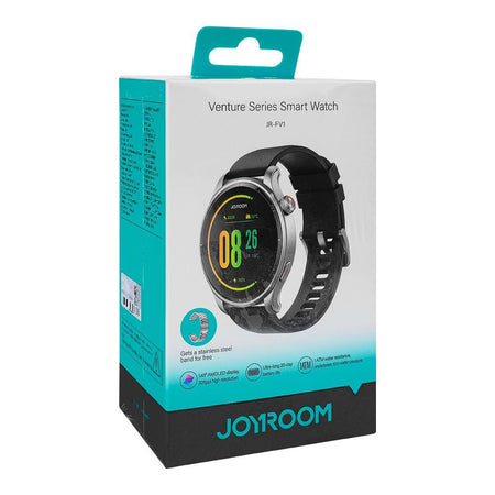 Joyroom 1.43" Amoled Display Venture Series Smart Watch With Free Stainless Steel Band, 1ATM Water Resistance, JR-FV1 - Image 2
