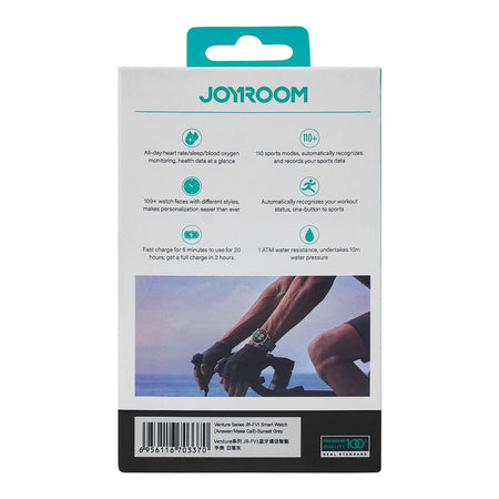 Joyroom 1.43" Amoled Display Venture Series Smart Watch With Free Stainless Steel Band, 1ATM Water Resistance, JR-FV1 - Image 3