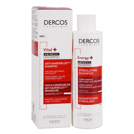 Vichy Dercos Energising Anti Hair Loss Shampoo, For All Hair Types, 200ml - Main Image