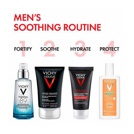 Vichy Homme Structure Force Anti-Ageing Hydrating Moisturizer, For Men's Sensitive Skin, 50ml - Image 8