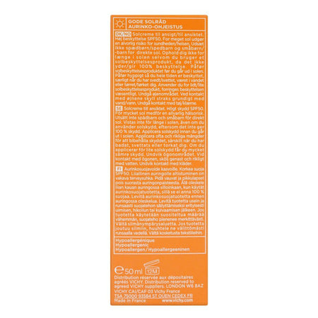 Vichy Capital Ideal Soleil SPF-50 Dry Touch Invisible Mattifying Face Fluid, For Combination To Oily Skin, 50ml - Image 2