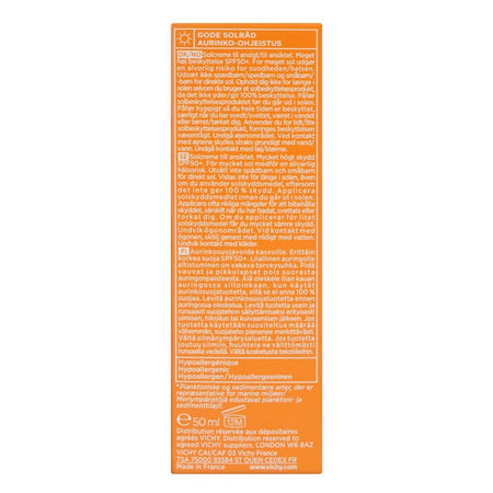 Vichy Capital Ideal Soleil SPF-50+ Velvety Face Sun Cream, For Sensitive Skin, 50ml - Image 2