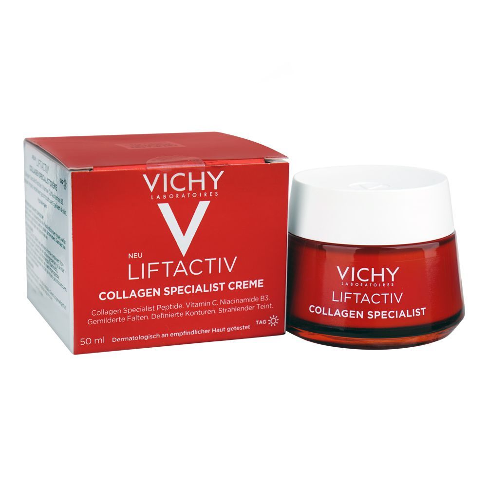 Vichy Liftactiv Specialist Collagen Anti-ageing Day Cream, For All Skin Types, 50ml - Main Image