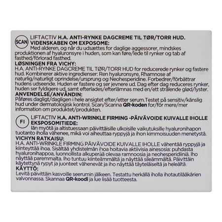 Vichy LiftActiv H.A. Anti-Wrinkle Firming Day Cream, For All Skin Types, 50ml - Image 5