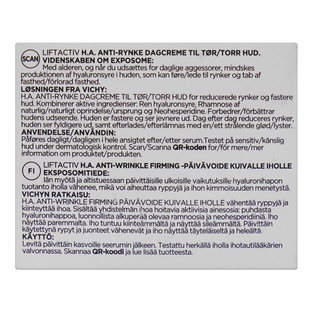 Vichy LiftActiv H.A. Anti-Wrinkle Firming Day Cream, For All Skin Types, 50ml - Image 5