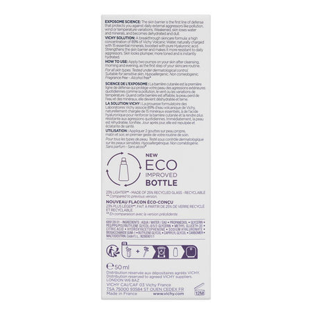 Vichy Mineral 89 Hyaluronic Acid Serum, For All Skin Types, 50ml - Image 4