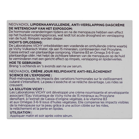 Vichy Neovadiol Replenishing Firming Day Cream, For All Skin Types, 50ml - Image 2